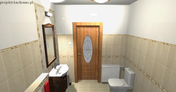 projekt łazienki 2d